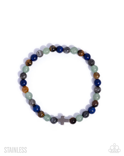 Committed Christian - multi - Paparazzi MENS bracelet