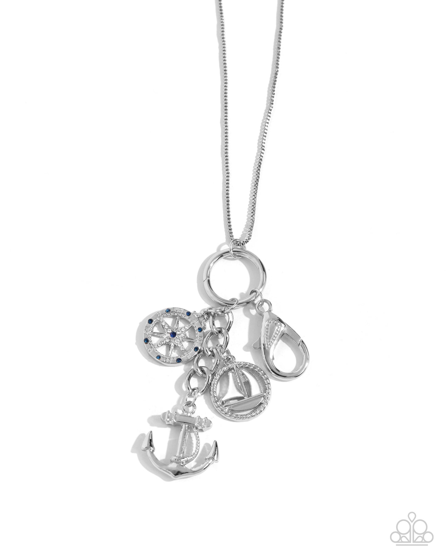 Compass Celebration - blue - Paparazzi LANYARD necklace