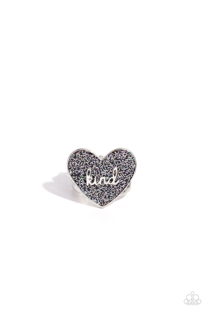 Compassionate Couture - black - Paparazzi ring