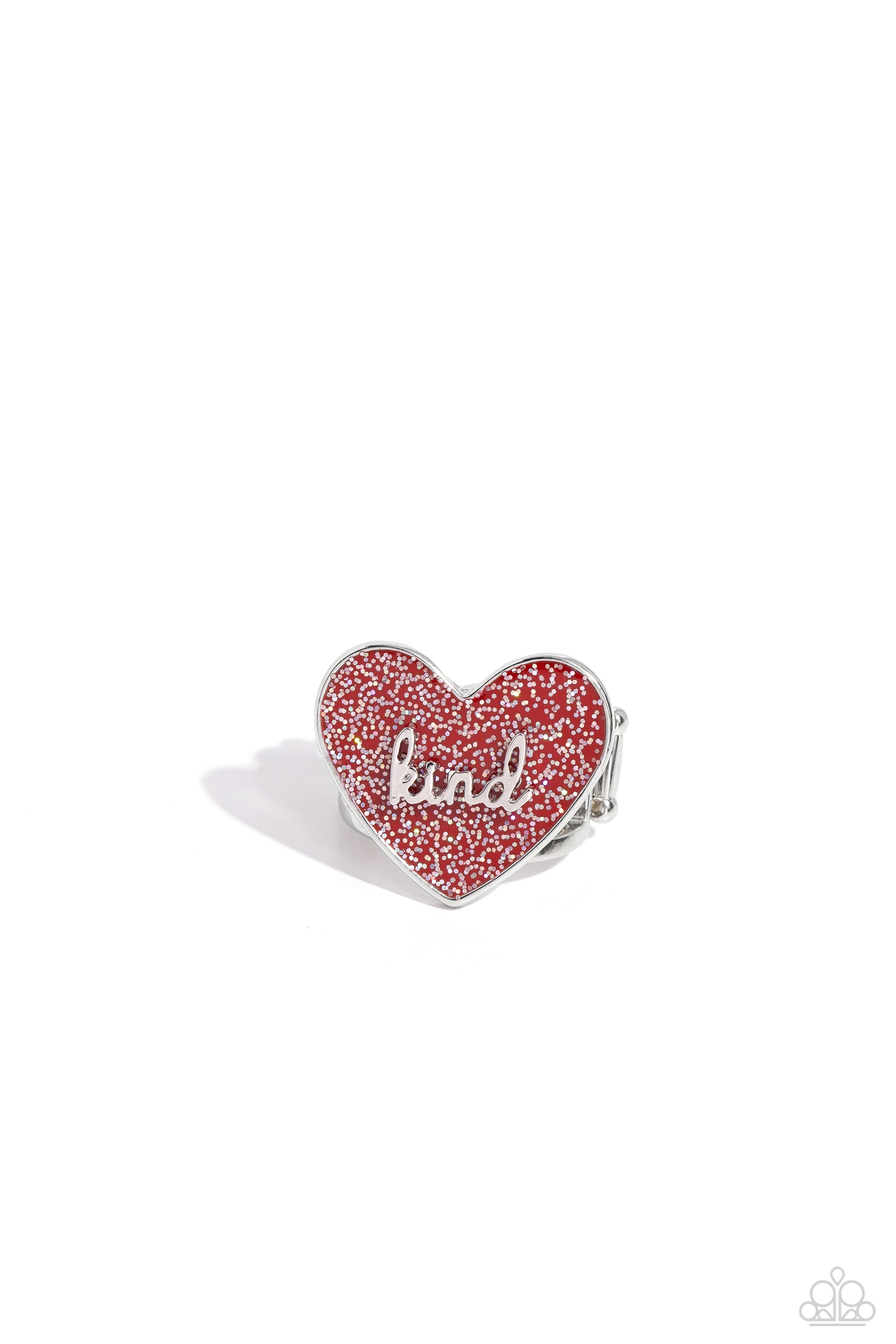 Compassionate Couture - red - Paparazzi ring