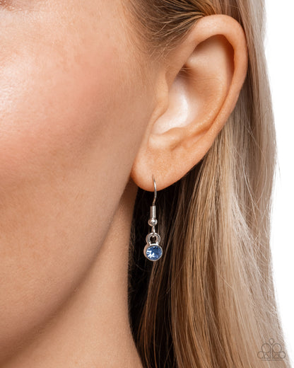 Compelling Circles - blue - Paparazzi necklace