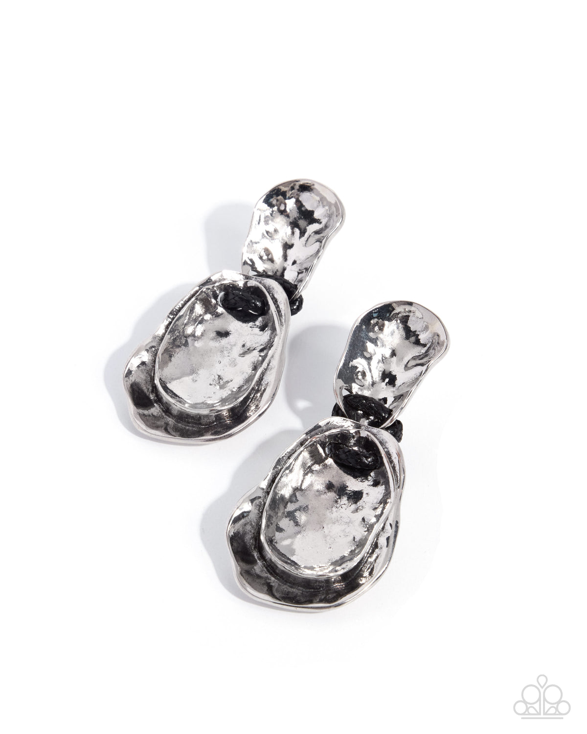 Compelling Confidence - silver - Paparazzi earrings