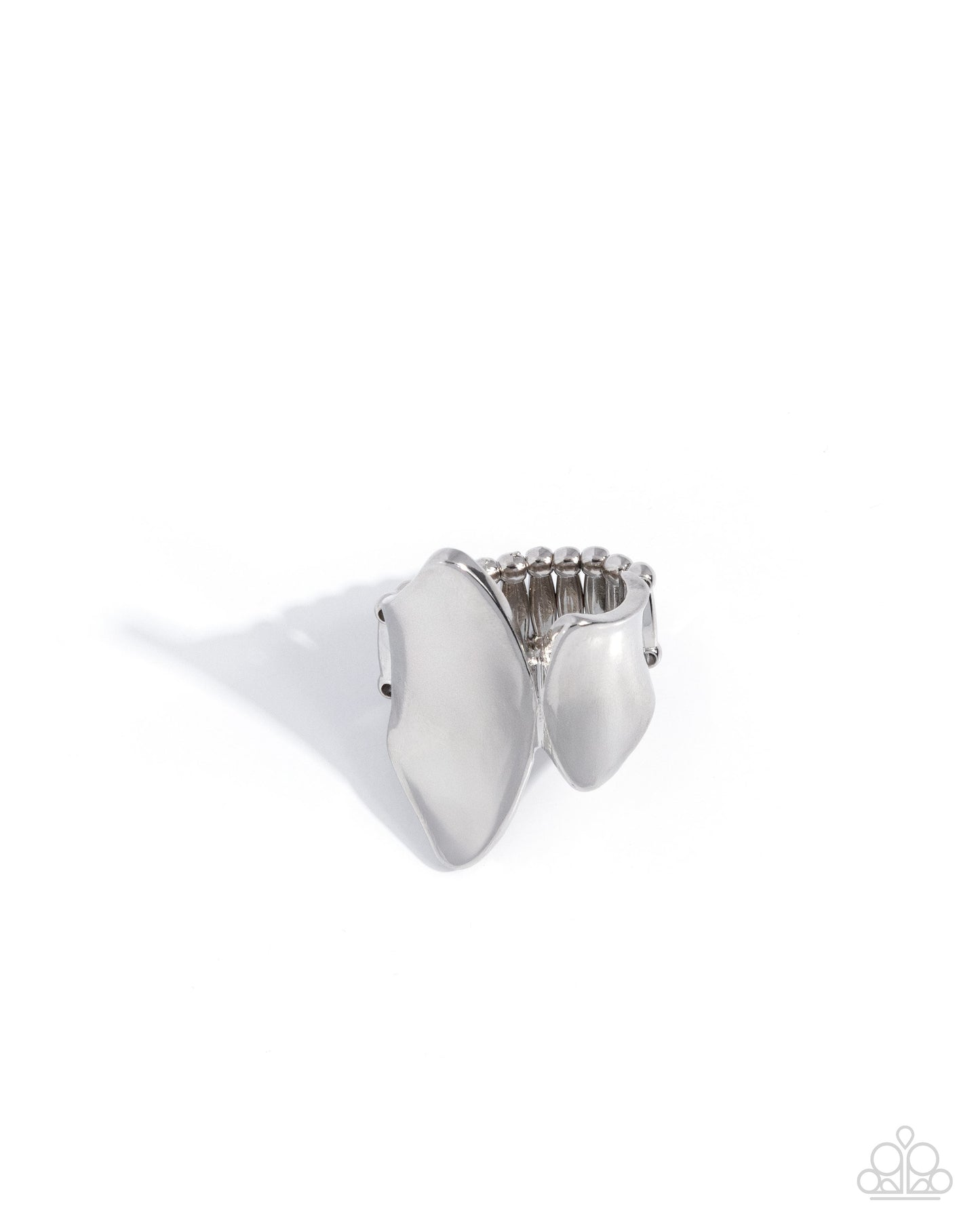 Competitive Chic - silver - Paparazzi ring