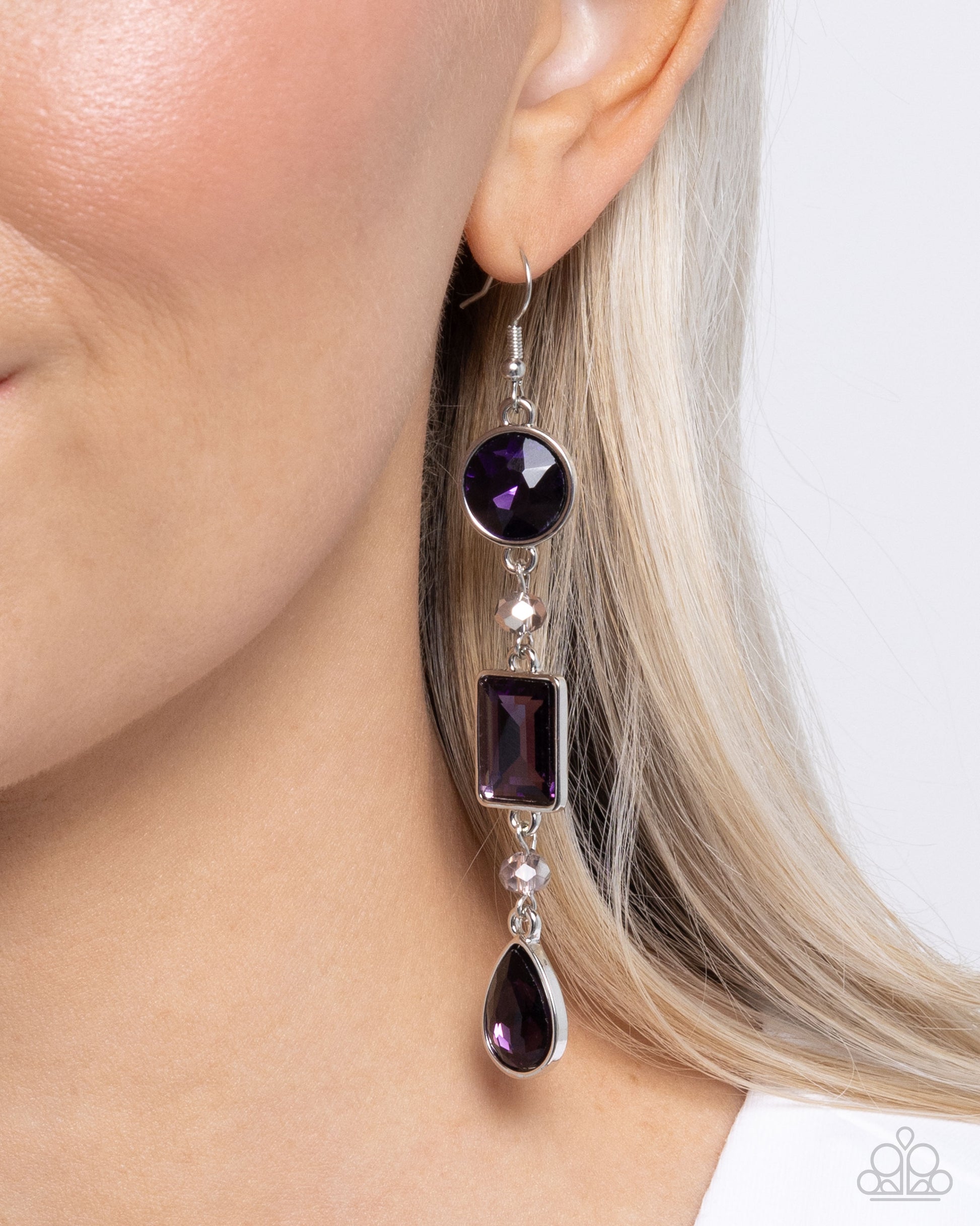 Complete Charisma - purple - Paparazzi earrings