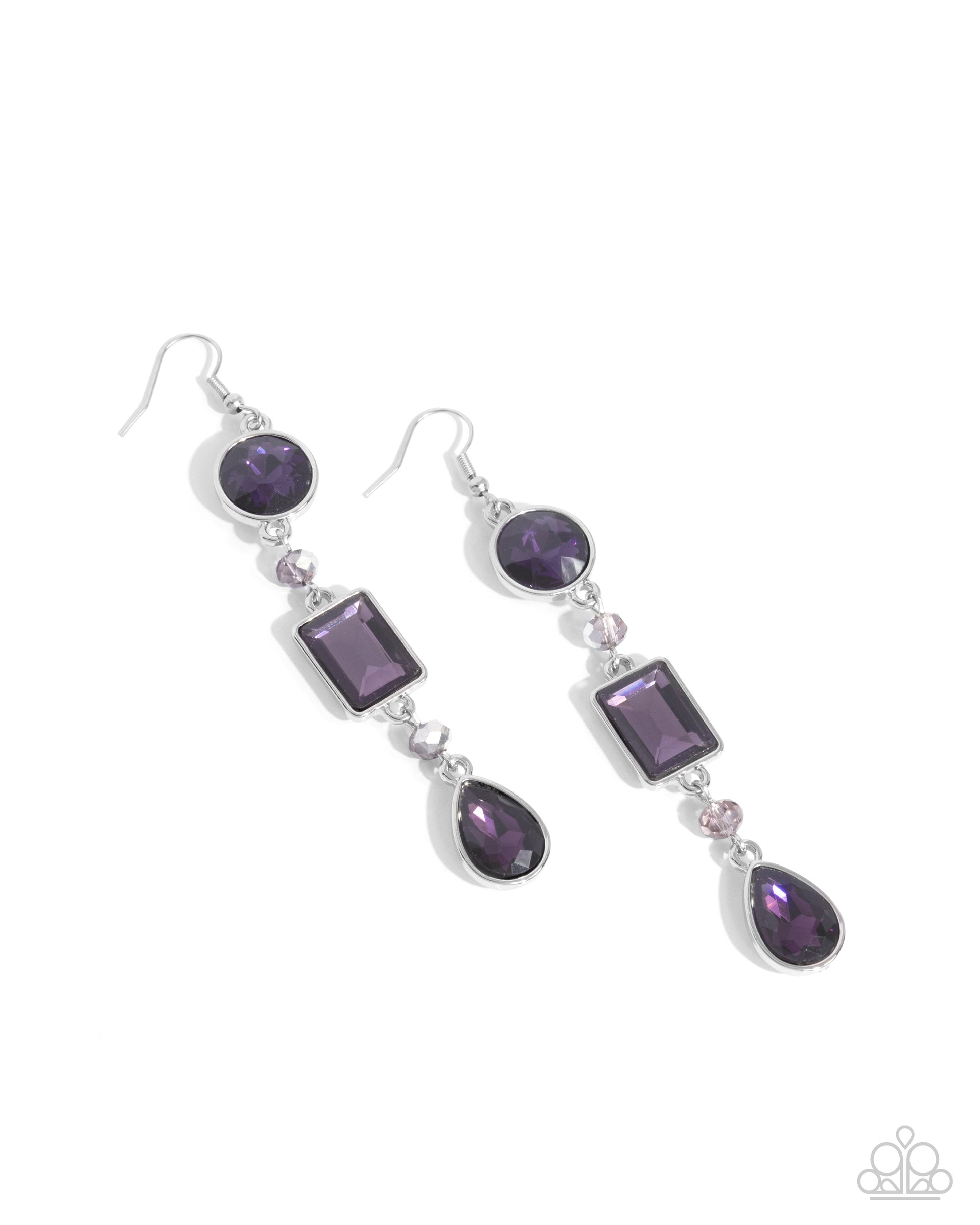 Complete Charisma - purple - Paparazzi earrings