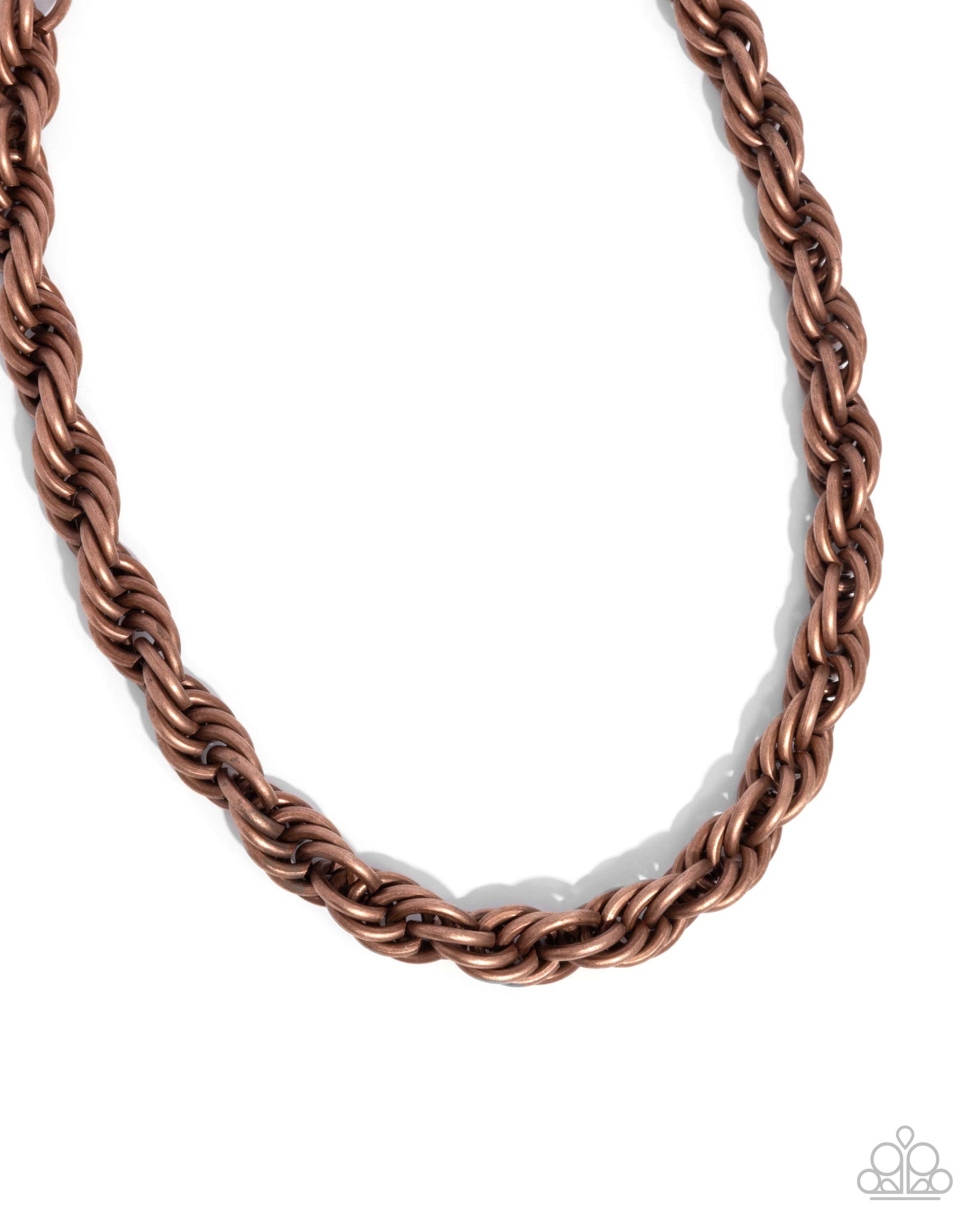 Complete Curves - copper - Paparazzi necklace