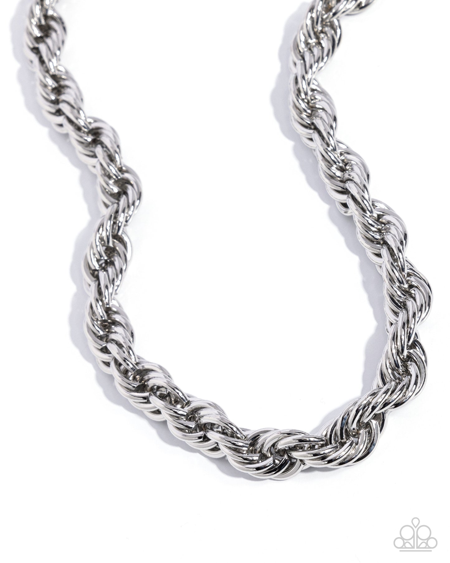 Complete Curves - silver - Paparazzi necklace