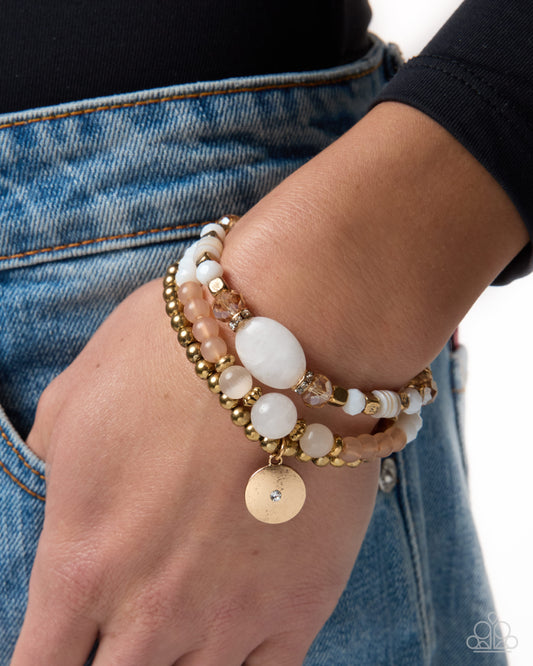 Completely Capricious - white - Paparazzi bracelet