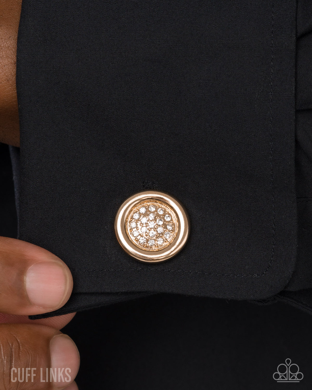Complex Chic - gold - Paparazzi MENS cufflinks