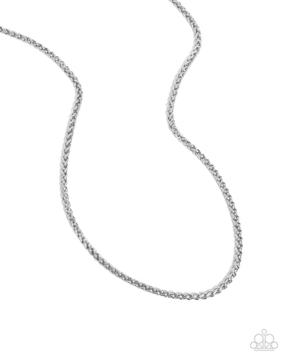 Complicated Chain - silver - Paparazzi MENS necklace