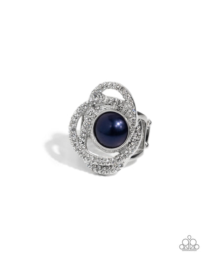 Concentric Chic - blue - Paparazzi ring