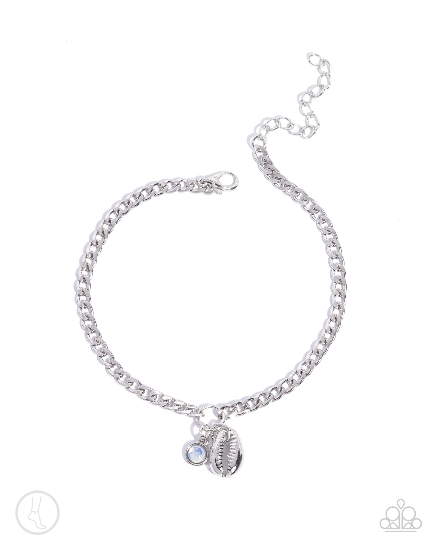 Conch Comeback - white - Paparazzi anklet