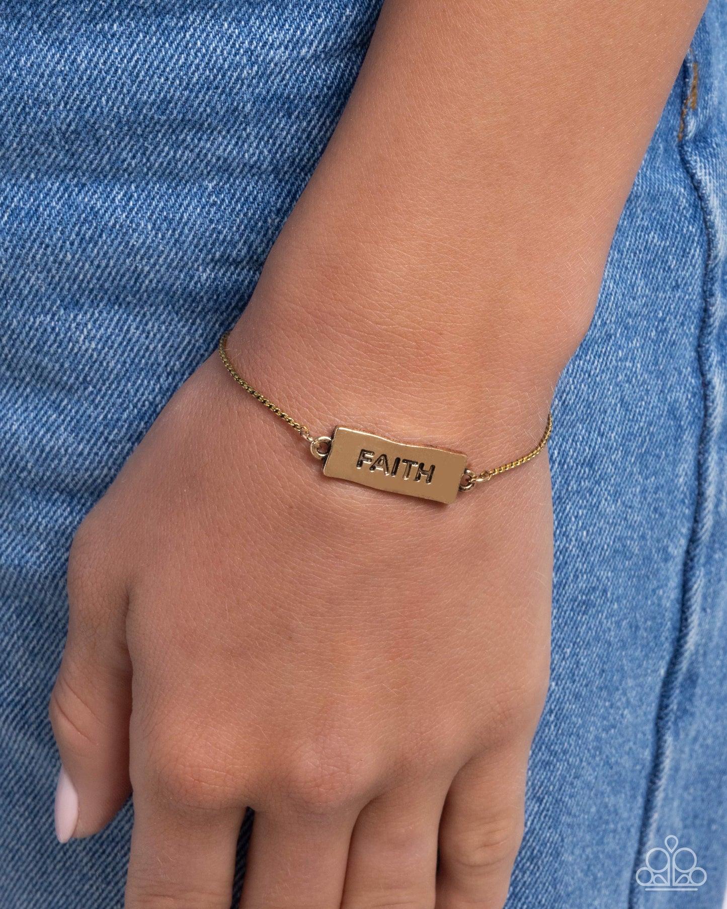 Confession of Faith - gold - Paparazzi bracelet