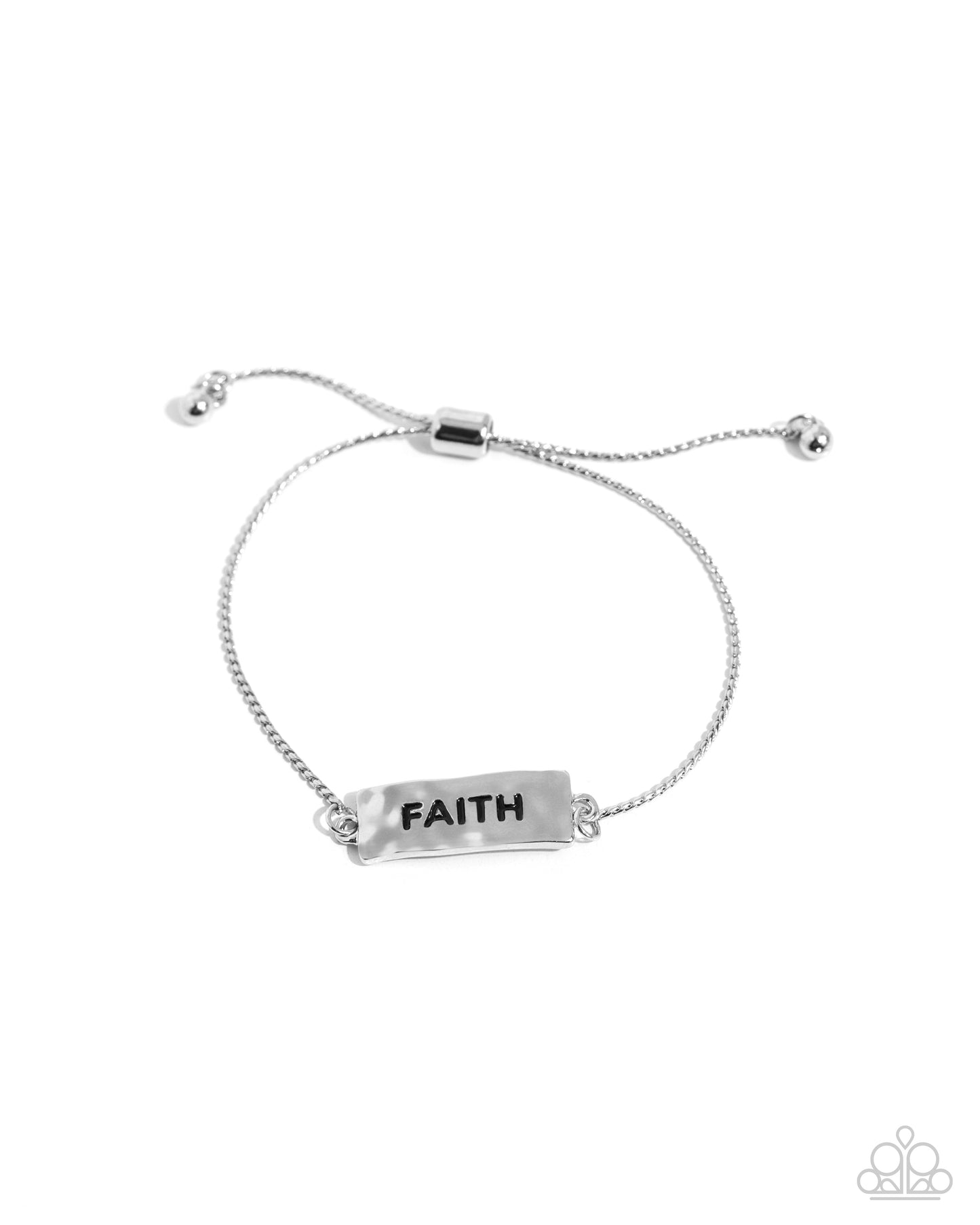 Confession of Faith - silver - Paparazzi bracelet