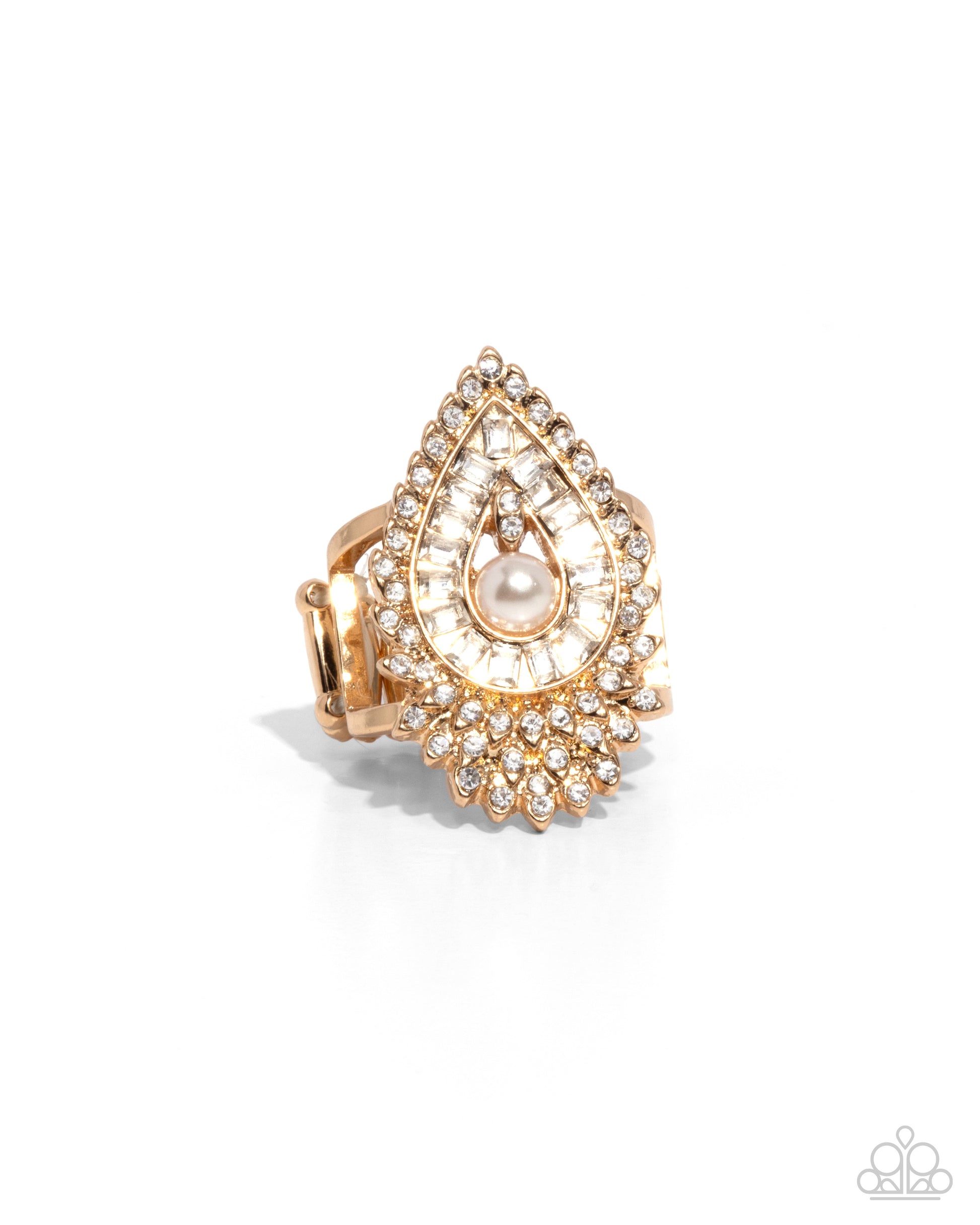 Consistent Charm - gold - Paparazzi ring