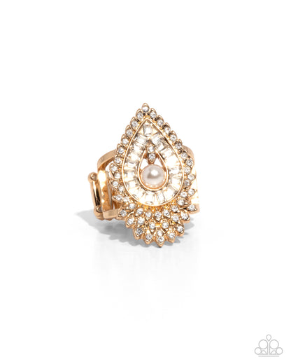 Consistent Charm - gold - Paparazzi ring