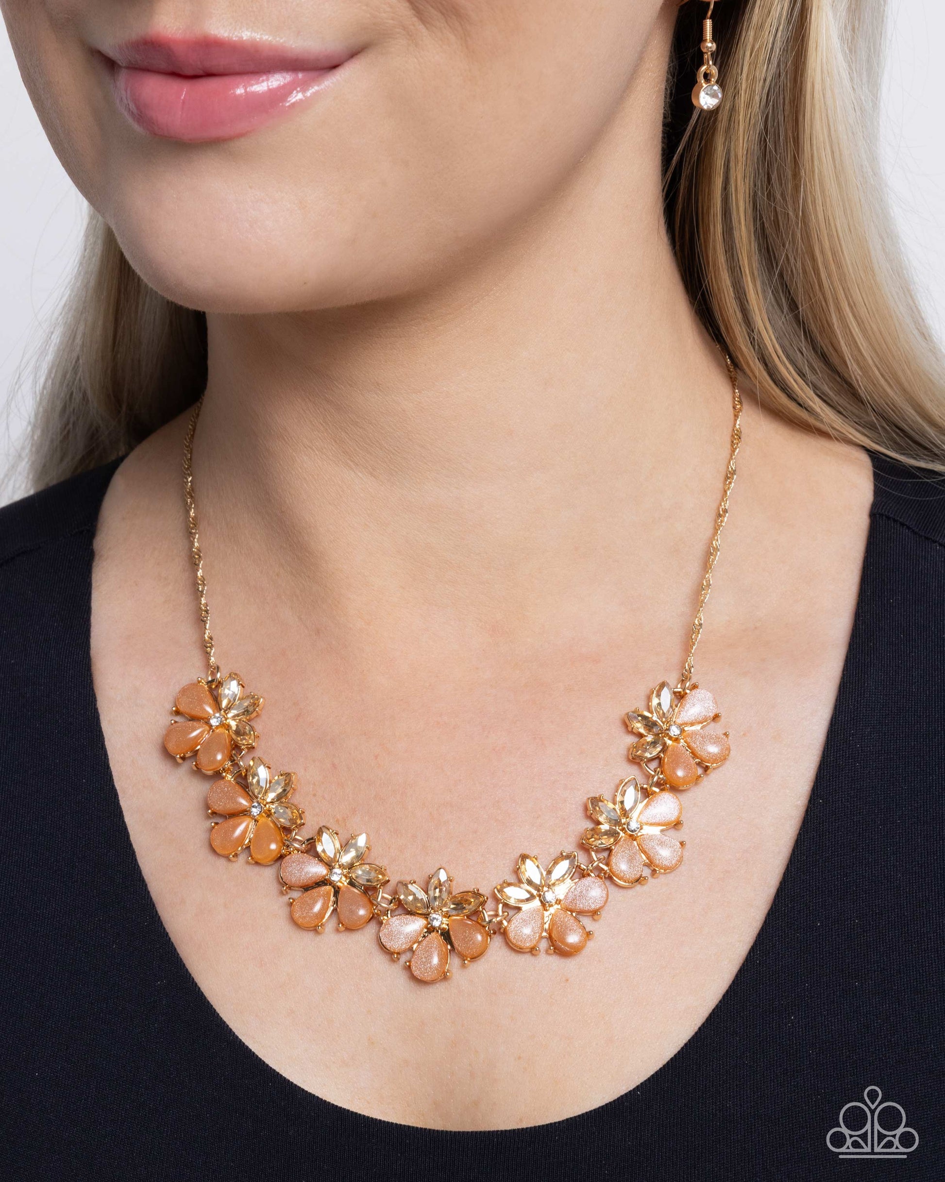 Consistent Chic - orange - Paparazzi necklace