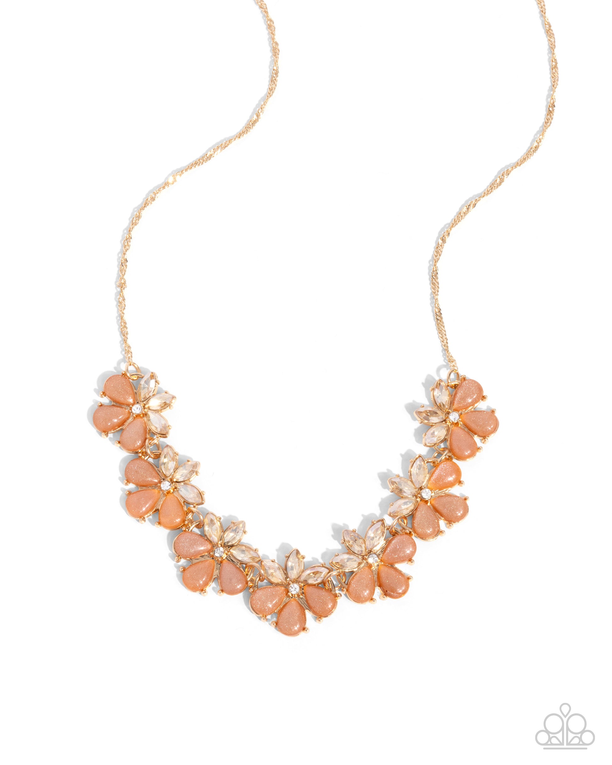 Consistent Chic - orange - Paparazzi necklace