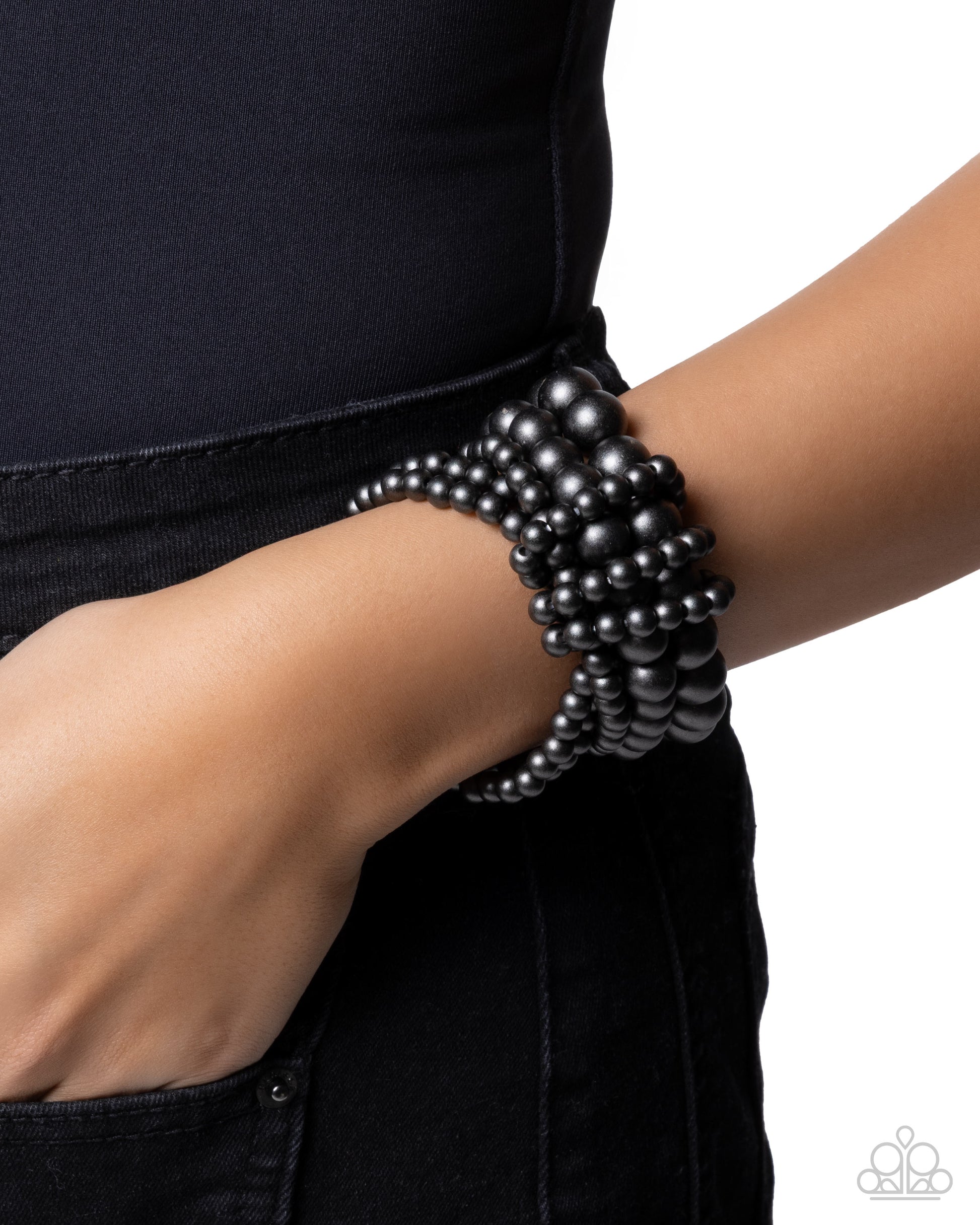 Constant Charm - black - Paparazzi bracelet