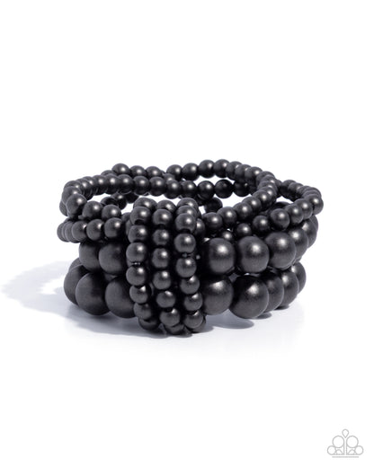Constant Charm - black - Paparazzi bracelet