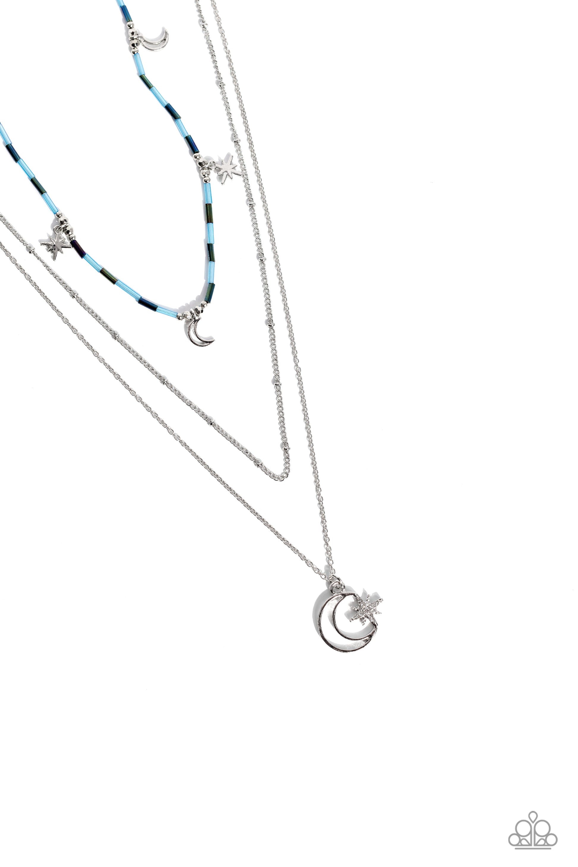 Constant as the Stars - blue - Paparazzi necklace