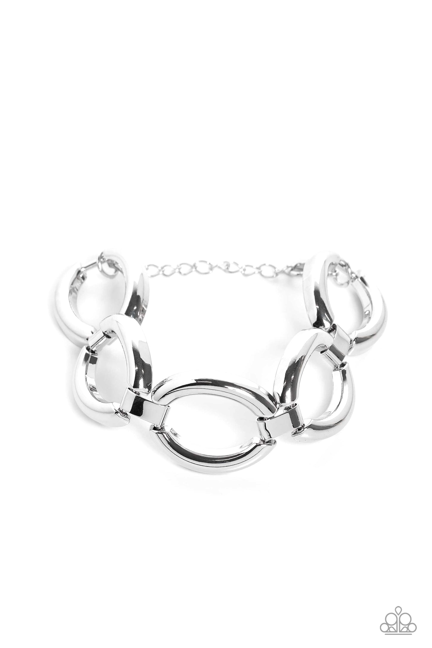 Constructed Chic - silver - Paparazzi bracelet