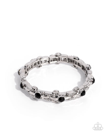 Consuming Confidence - black - Paparazzi bracelet