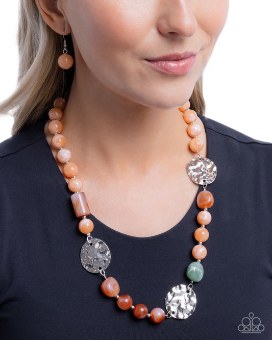 Contemplative Chic - multi - Paparazzi necklace