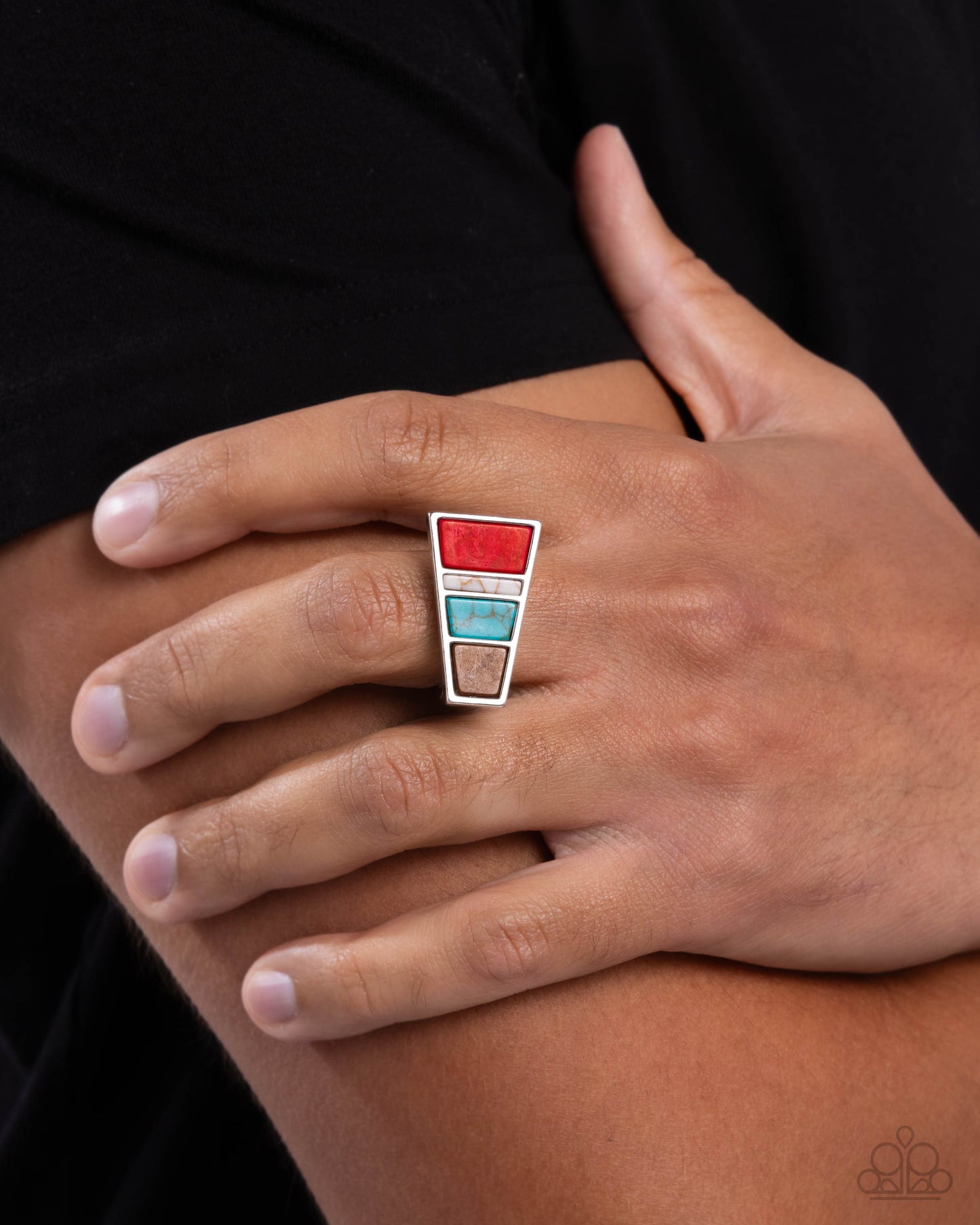 Contemporary Color - multi - Paparazzi MENS ring