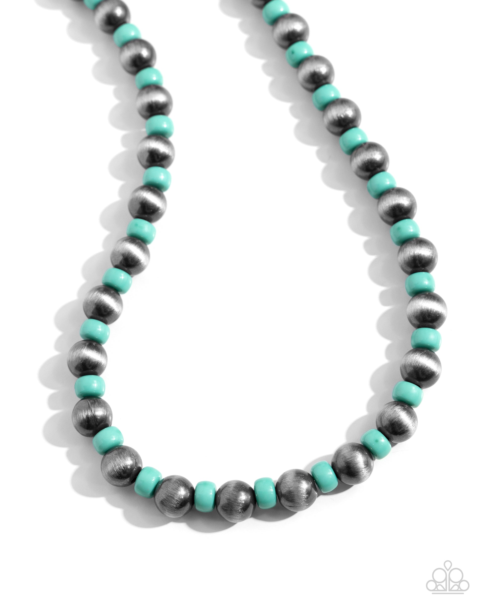 Contemporary Confidence - green - Paparazzi necklace