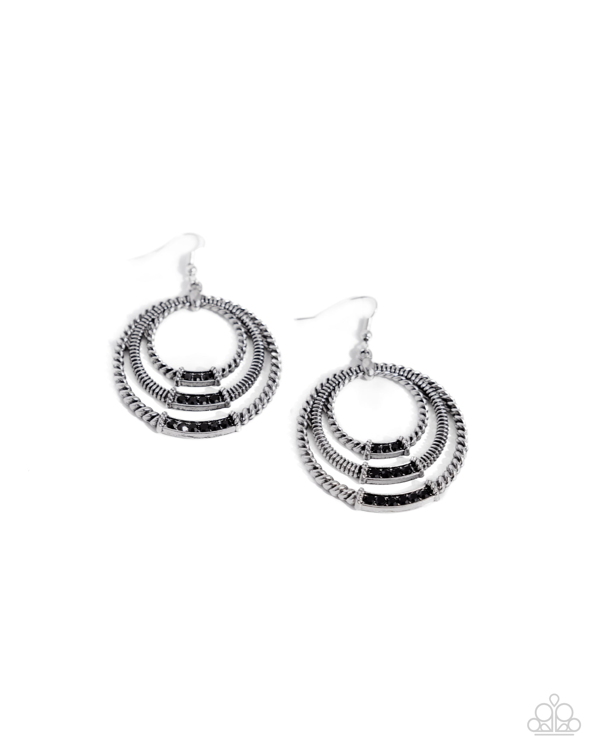 Contemporary Culture - black - Paparazzi earrings