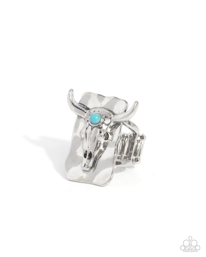 Continual Chic - blue - Paparazzi ring