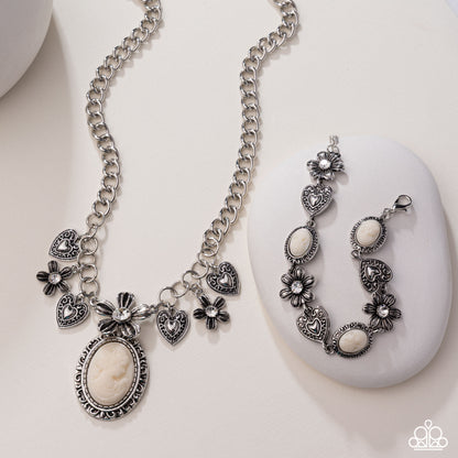 Ageless Account - white - Paparazzi bracelet