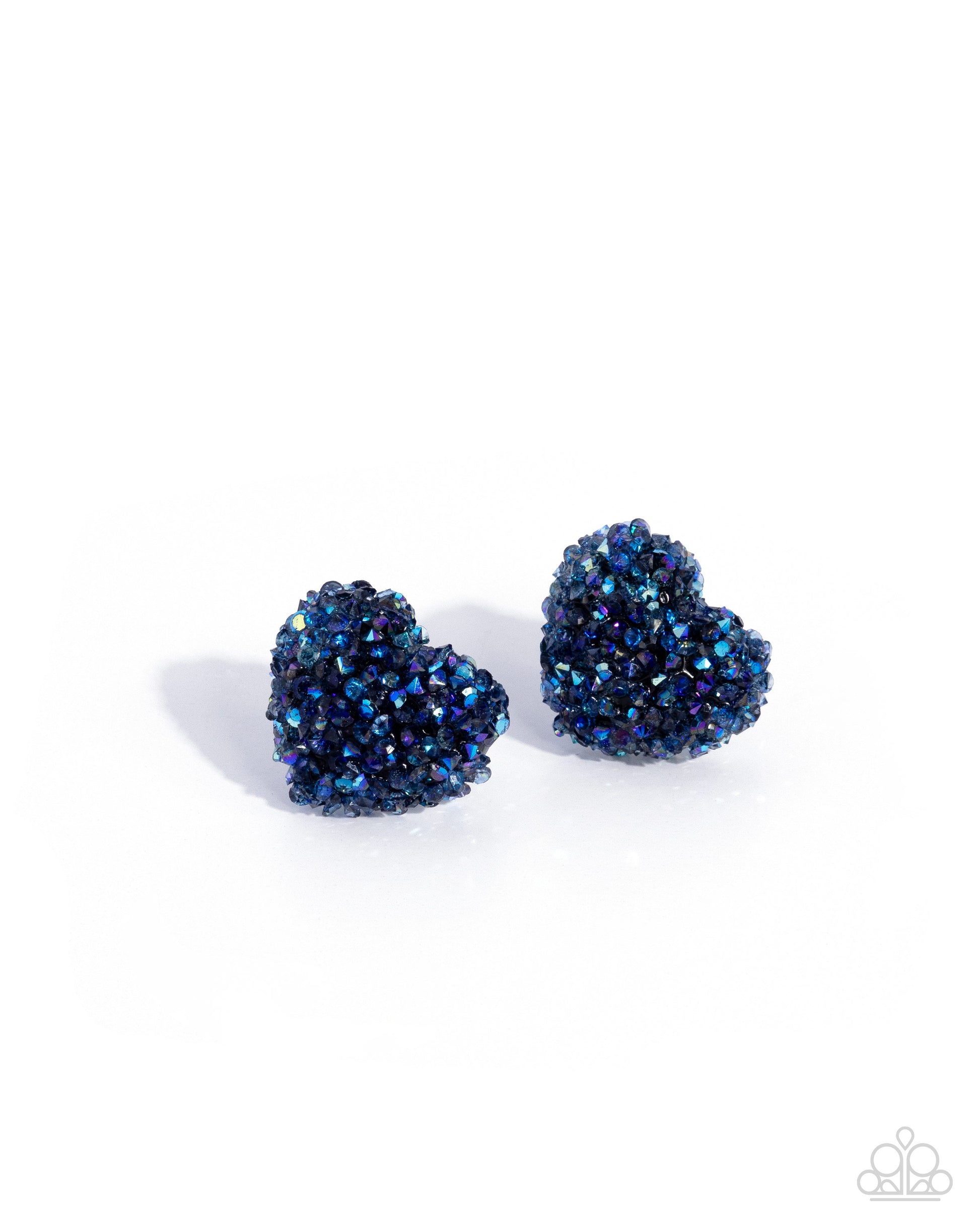 Contrary Courtship - blue - Paparazzi earrings