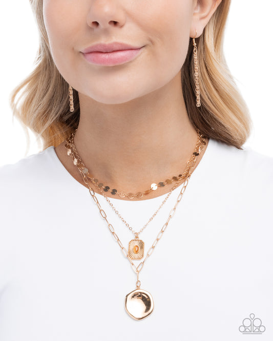 Cool Cycle - orange - Paparazzi necklace