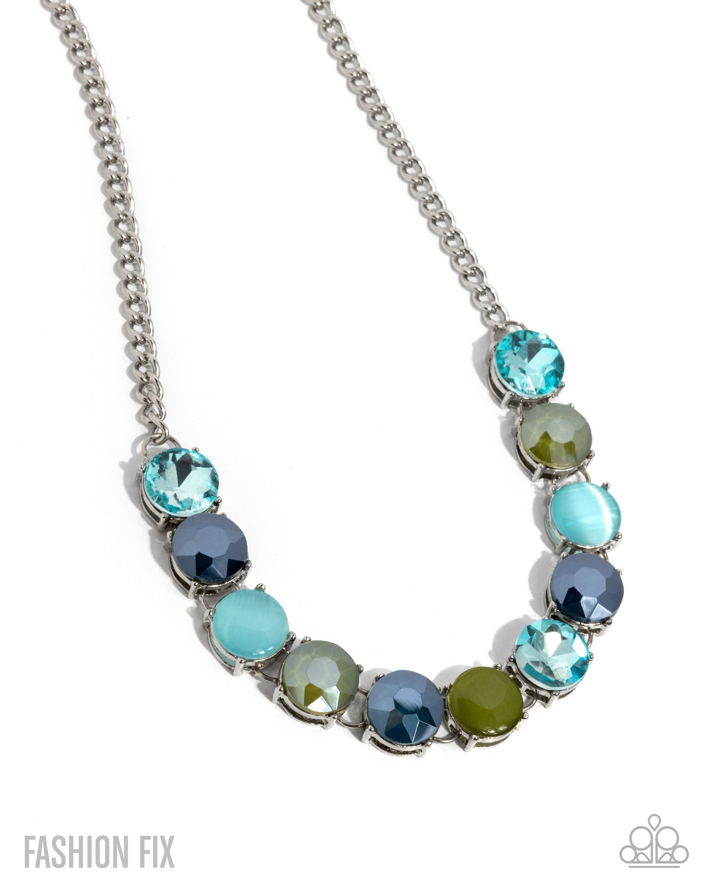 Cool, Calm, And Couture - green - Paparazzi necklace