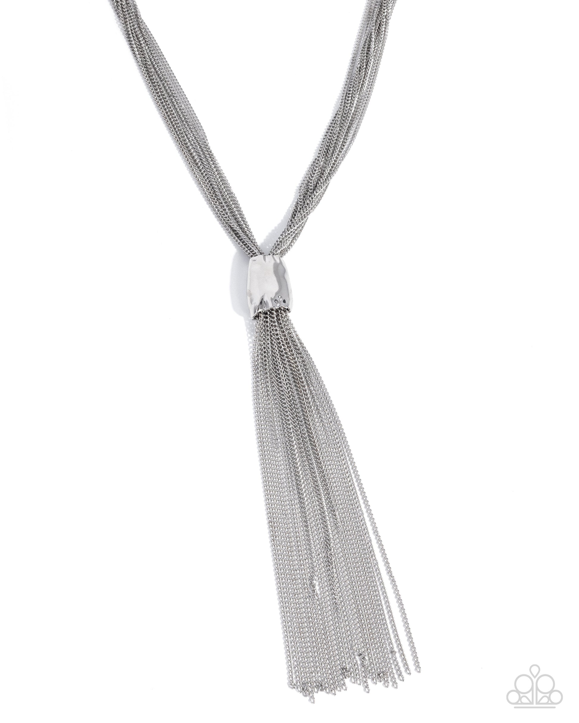 Copious Class - silver - Paparazzi necklace