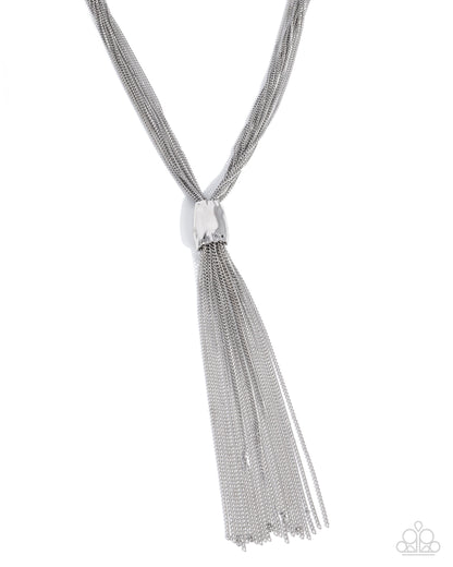 Copious Class - silver - Paparazzi necklace