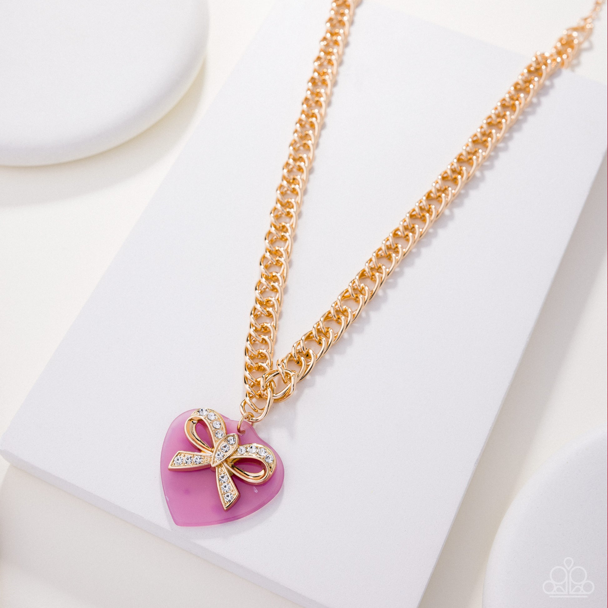 Coquette Cameo - pink - Paparazzi necklace