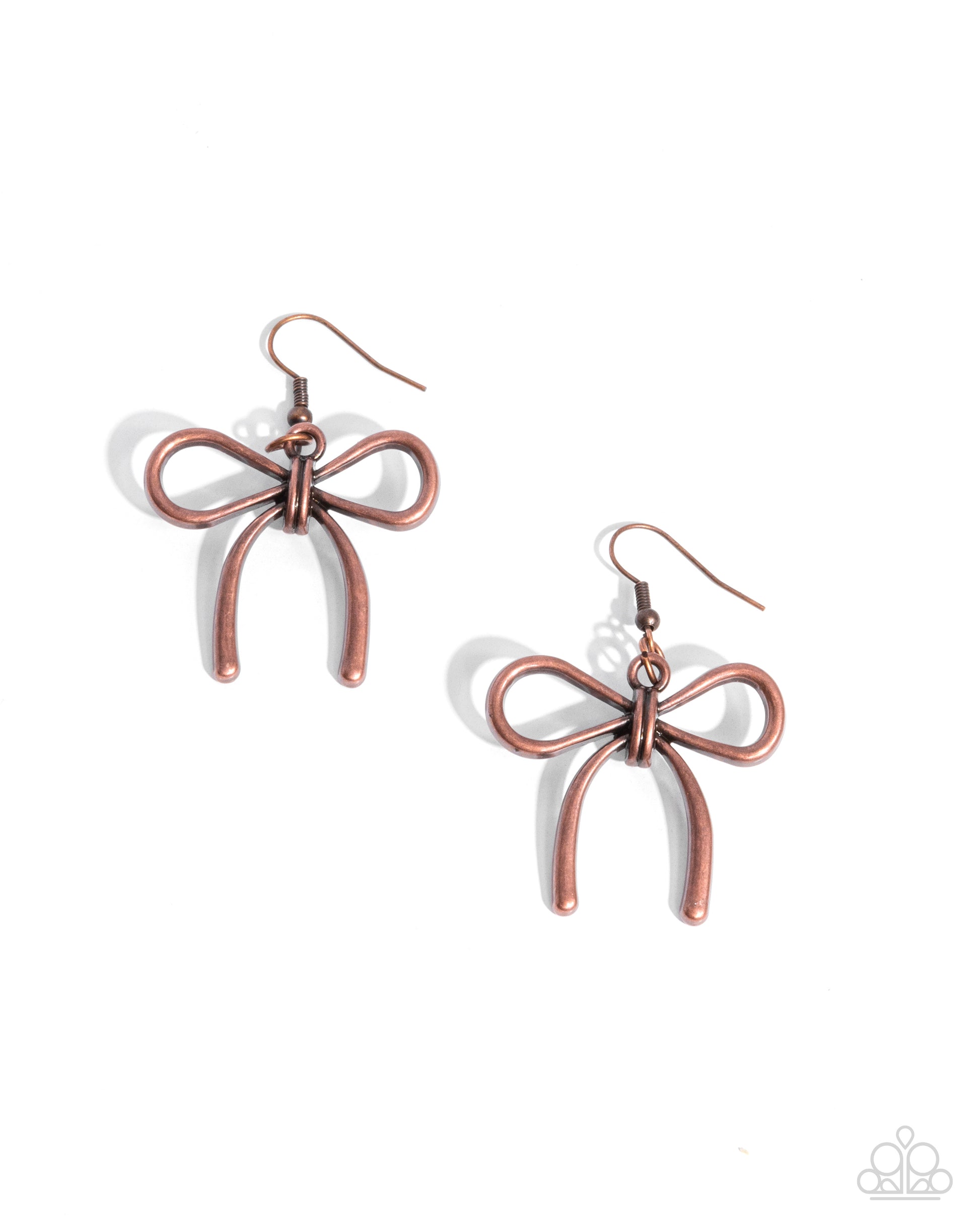 Coquette Candidate - copper - Paparazzi earrings