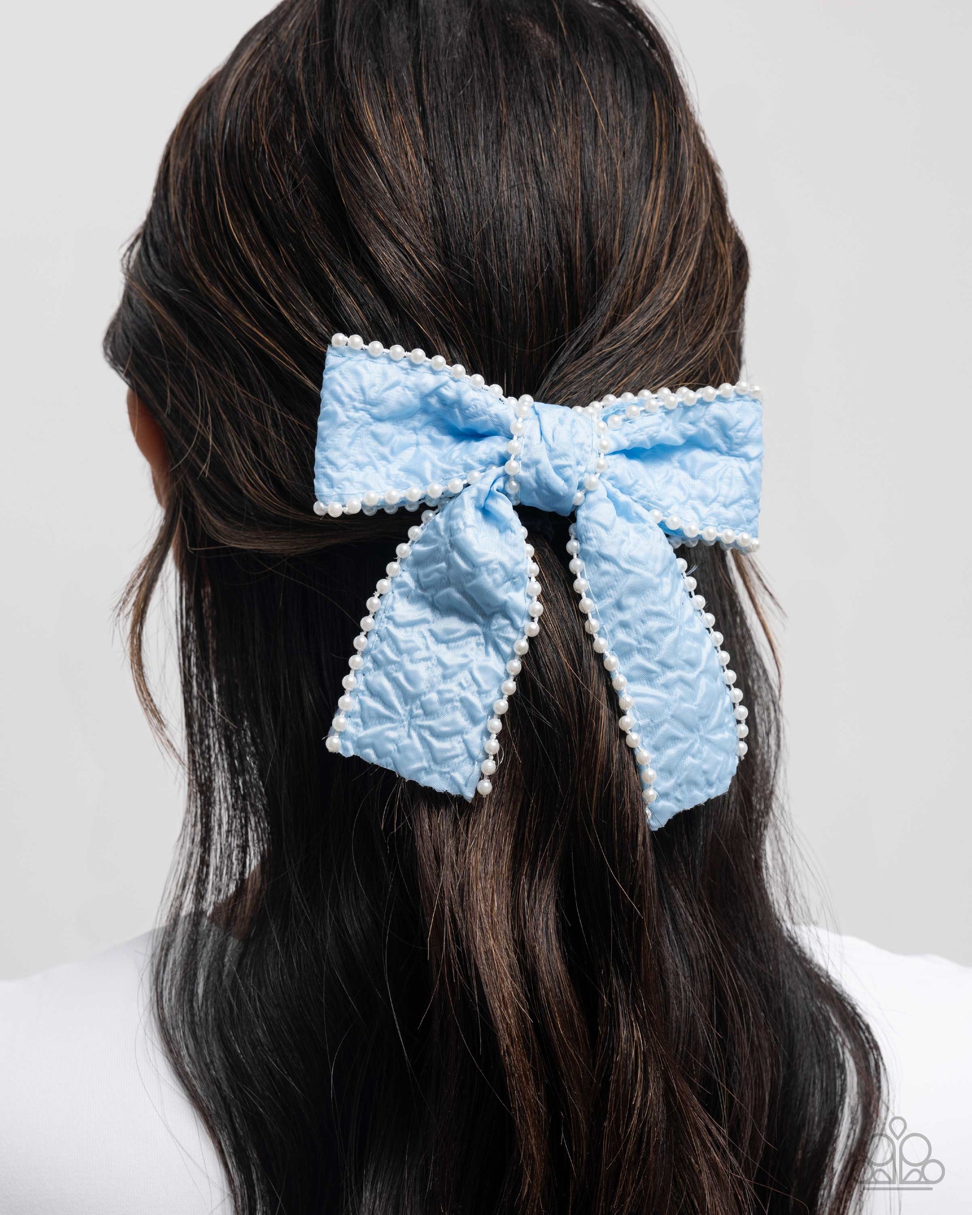 Coquette Charm - blue - Paparazzi hair clip