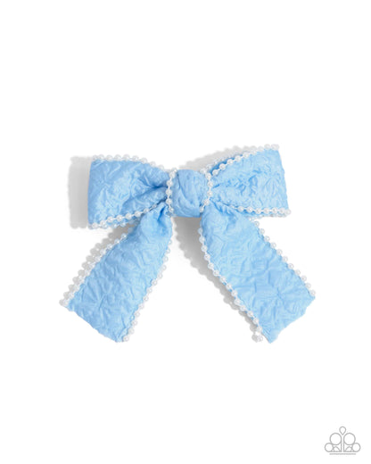 Coquette Charm - blue - Paparazzi hair clip