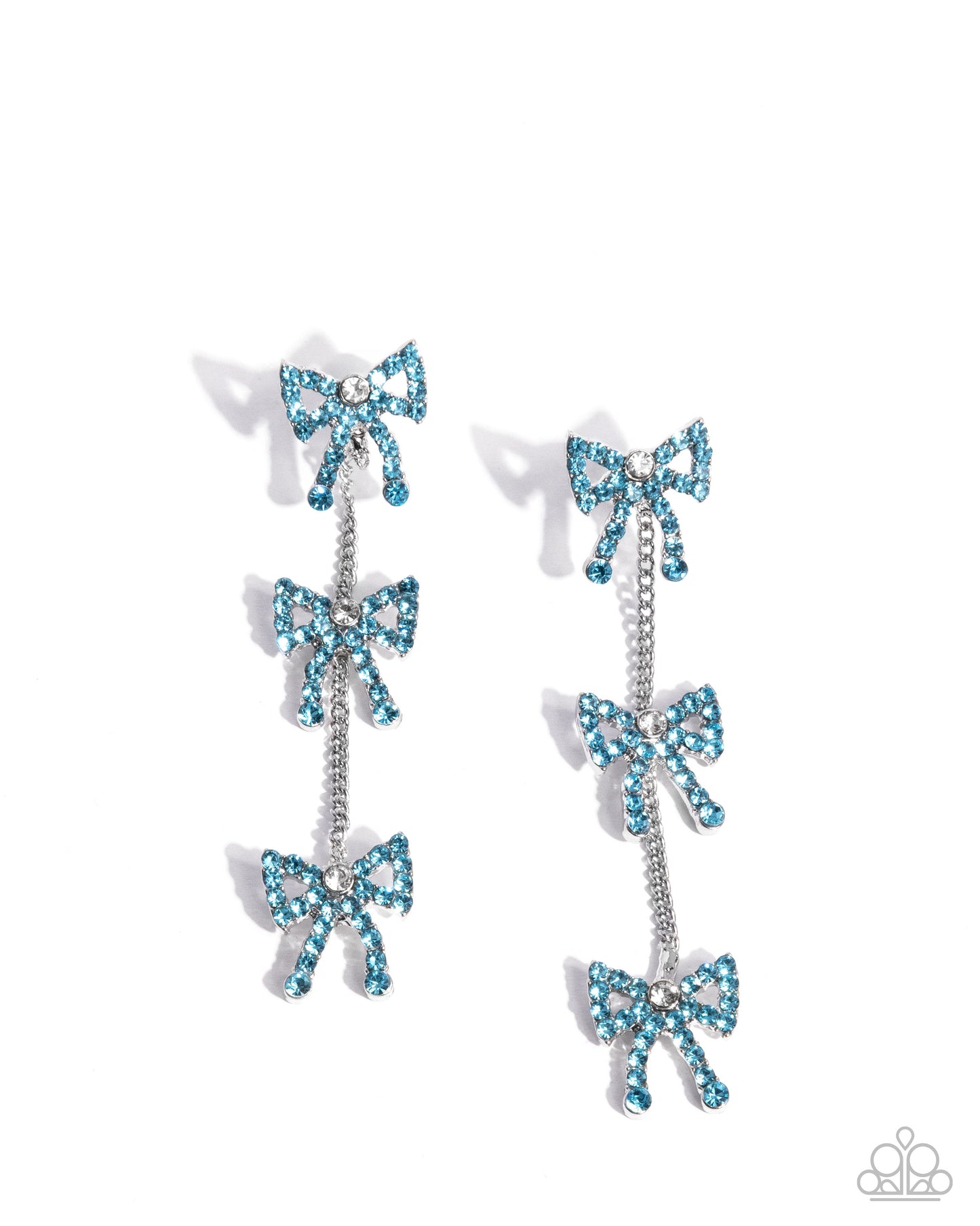 Coquette Course - blue - Paparazzi earrings