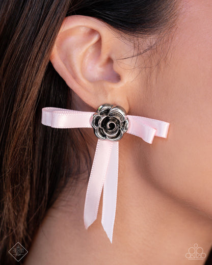 Coquettish Candidate - pink - Paparazzi earrings