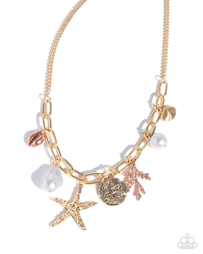 Coral Collection - gold - Paparazzi necklace