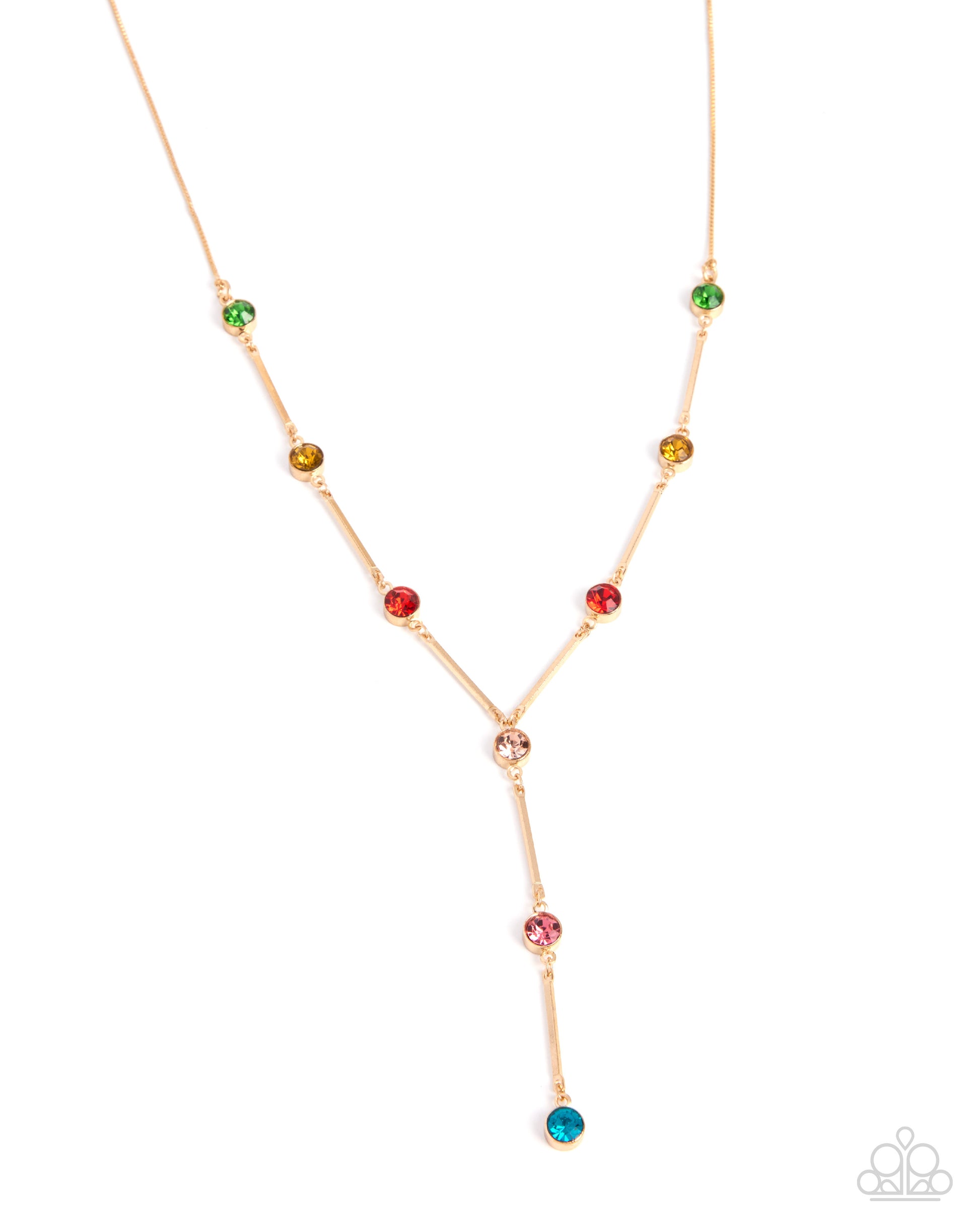 Corporate Climb - multi - Paparazzi necklace