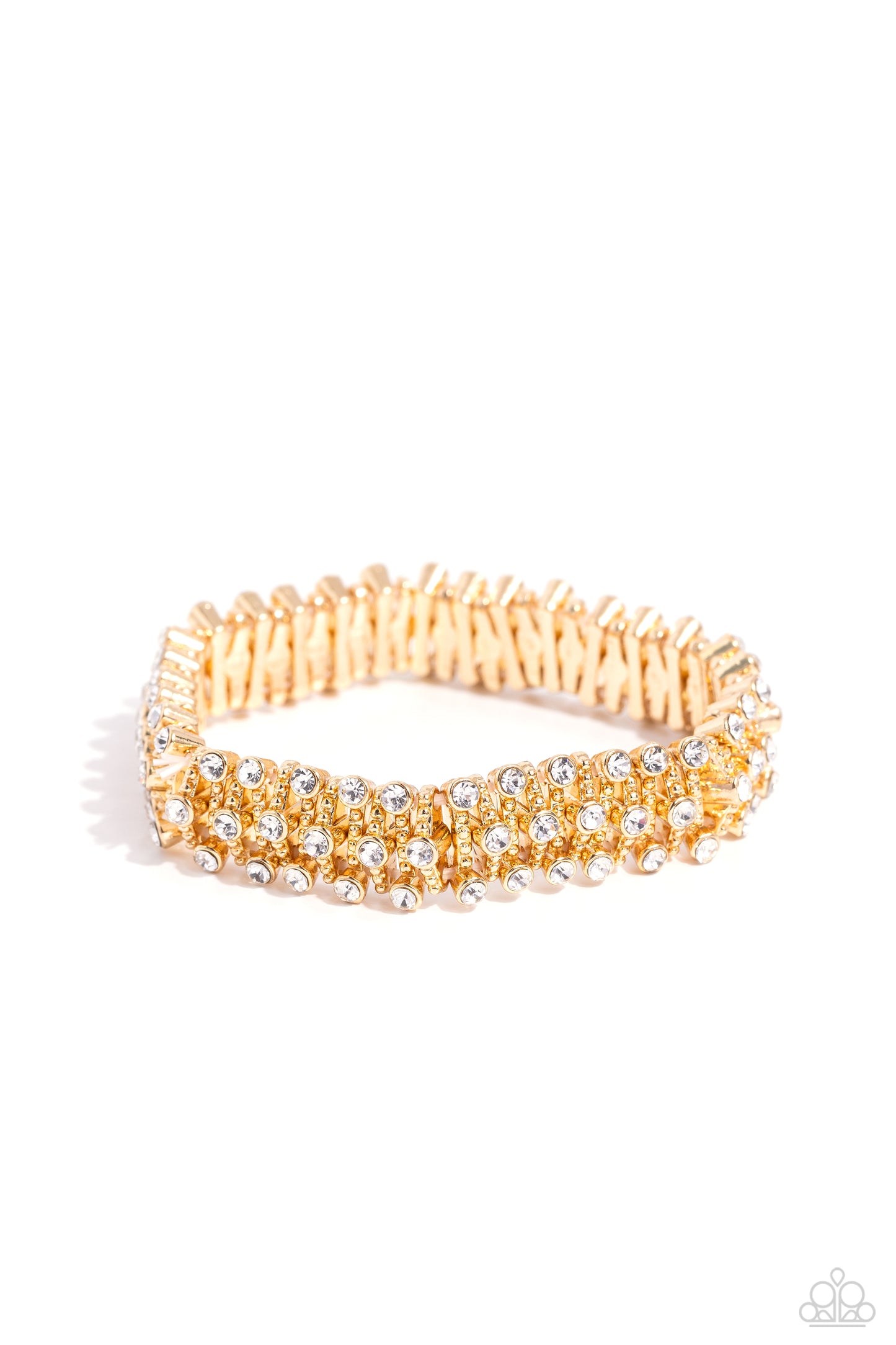 Corporate Confidence - gold - Paparazzi bracelet