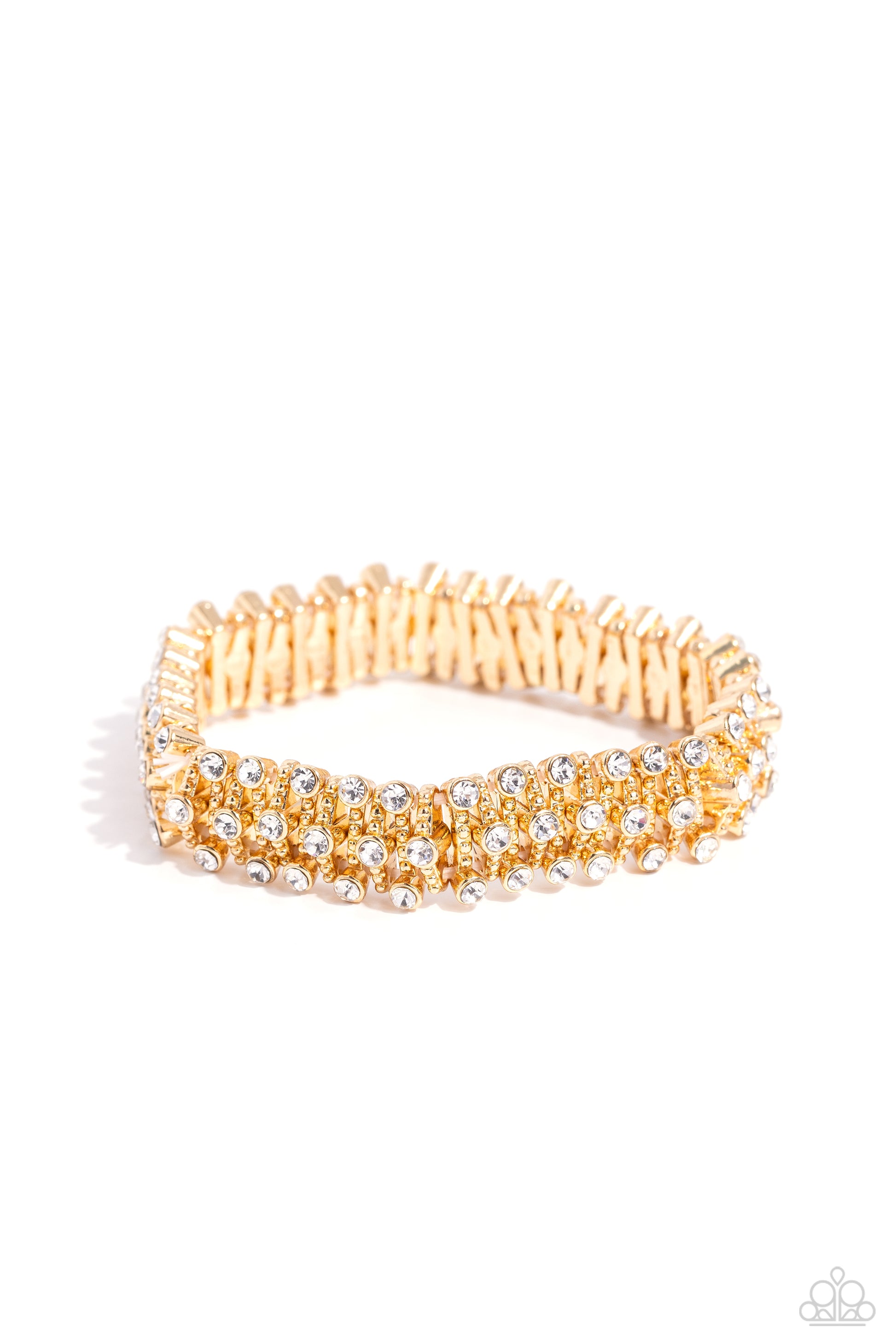 Corporate Confidence - gold - Paparazzi bracelet