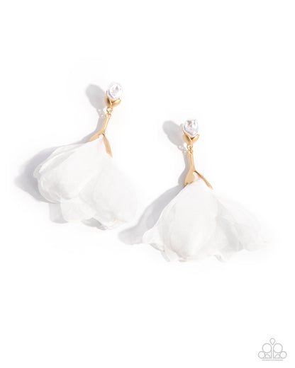 Corps de Ballet - gold - Paparazzi earrings