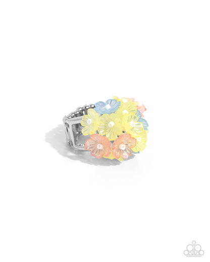 Corsage Celebration - yellow - Paparazzi ring